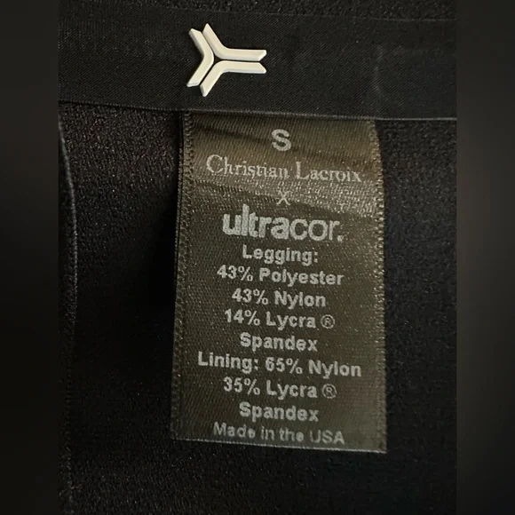 NWOT.  Christian Lacroix X- Ultracor Leggings Size Small - Picture 10 of 13